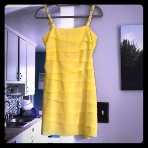 Yellow ruffled Shu Lami dress